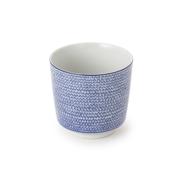 Arita Ware Tea Cup - Blue Arabesque