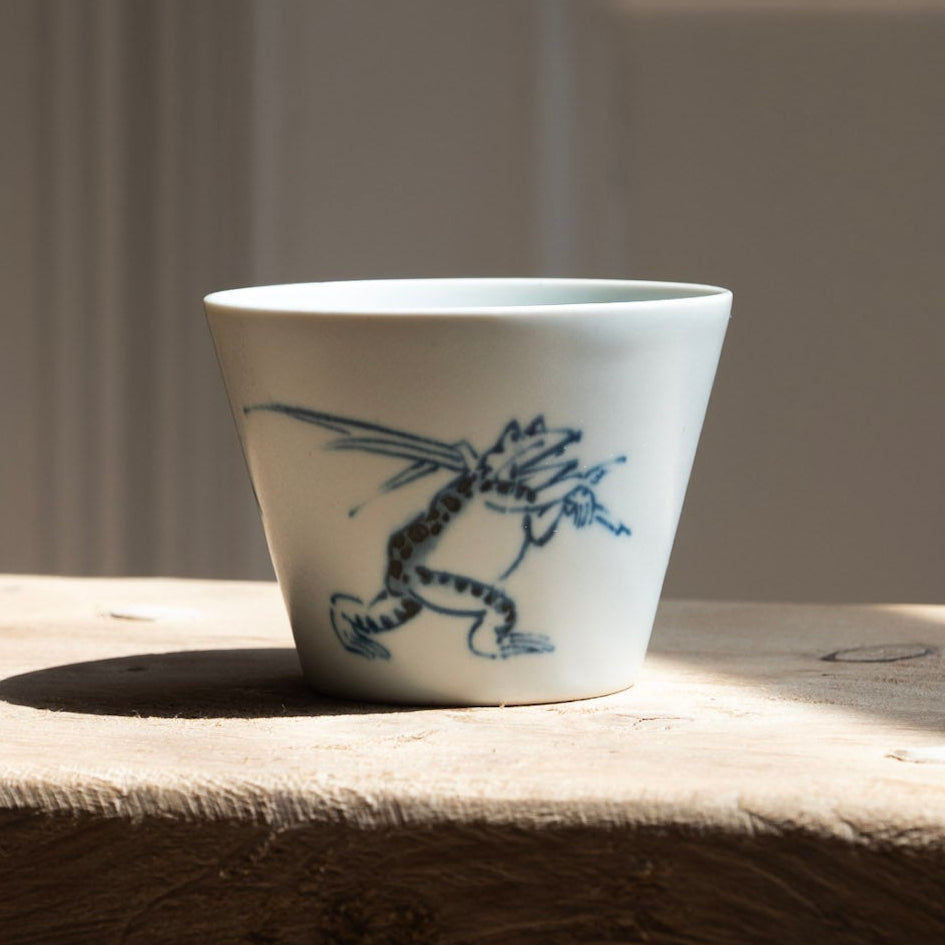 Barbar Chōjū-giga Soba Choko Cup – Hasami Porcelain | Karintō Edition
