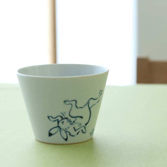 Barbar Chōjū-giga Soba Choko Cup – Hasami Porcelain | Karintō Edition