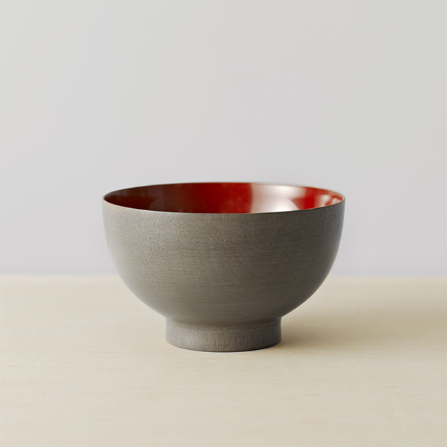 Dual Lacquer Urushi Soup Bowl