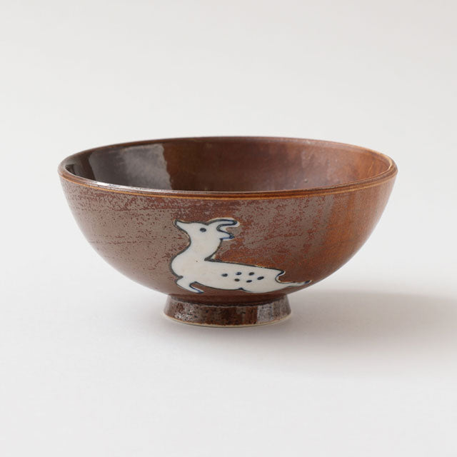 Good Day Rice Bowl - White Deer
