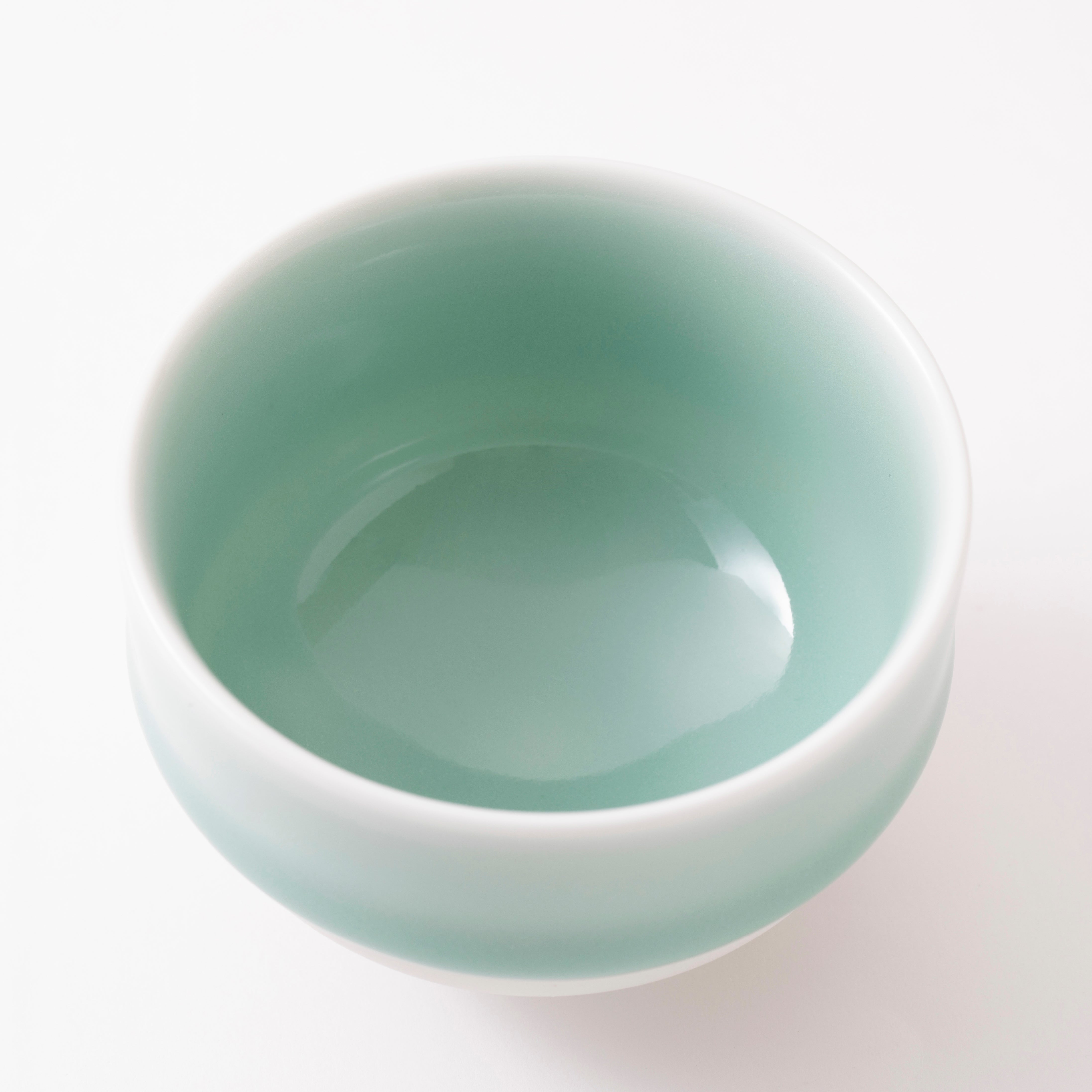 Nabeshima Kosen Kiln Celadon Tea Cup  - Jade Glaze