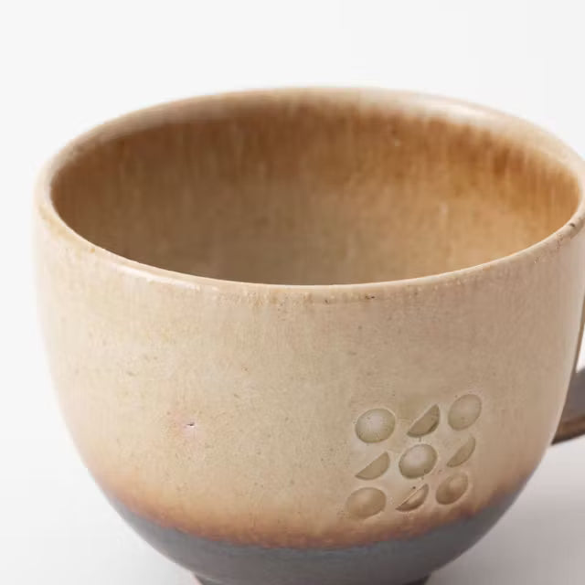 Shigaraki Ware Sun and Moon Mug
