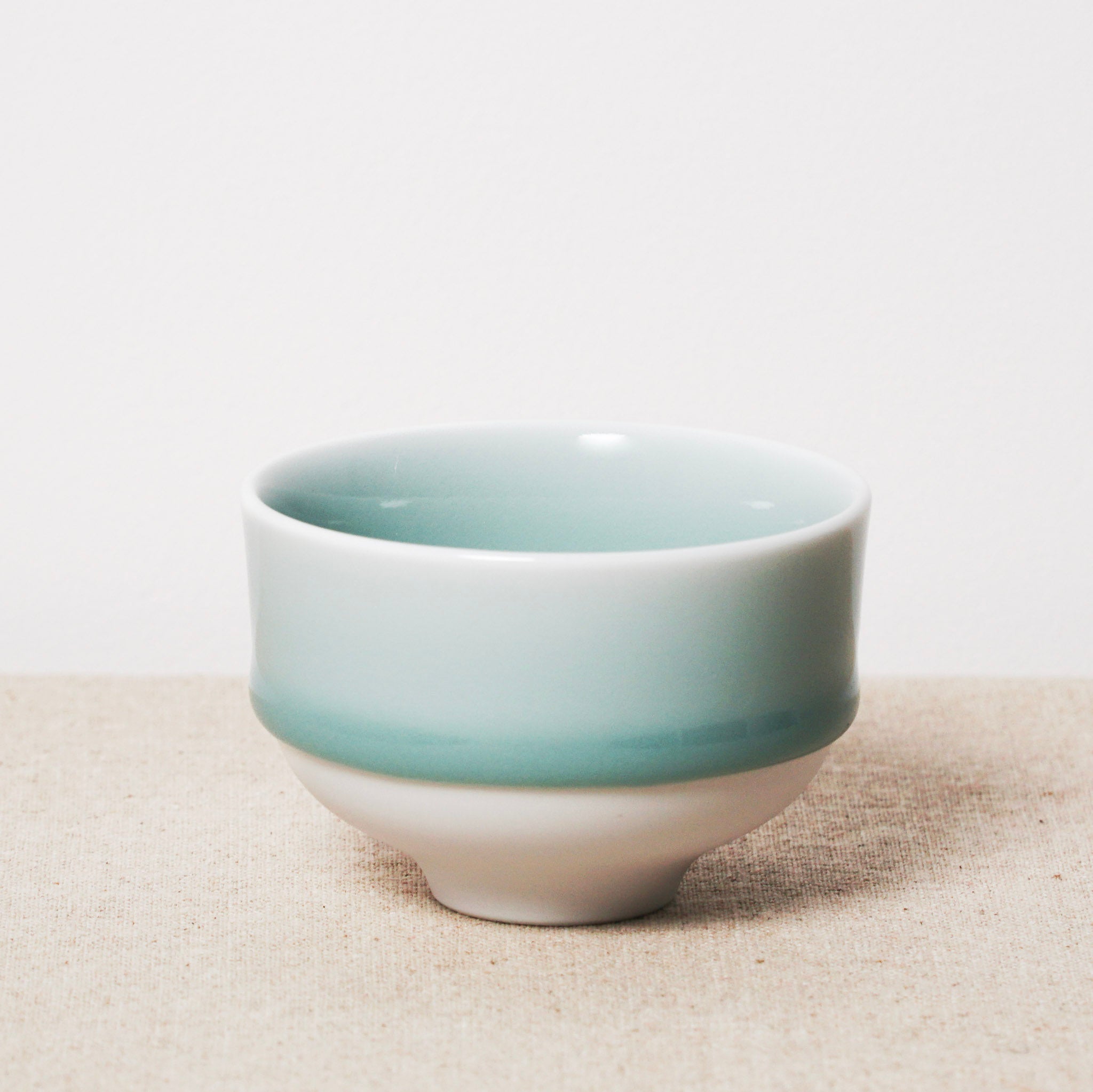 Nabeshima Kosen Kiln Celadon Tea Cup  - Jade Glaze