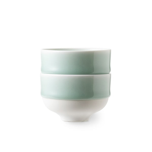 Nabeshima Kosen Kiln Celadon Tea Cup - Set of 2