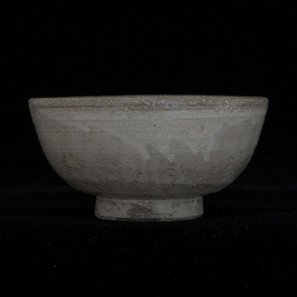 Ceramic bowl on a black background