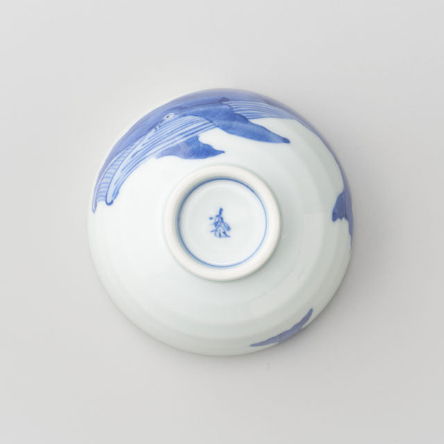 Footring and underside of Keizan Kiln Arita ware rice bowl